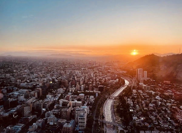 Santiago sunset